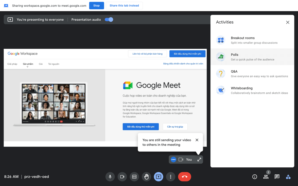 Google Workspace with Infolinks Cloud