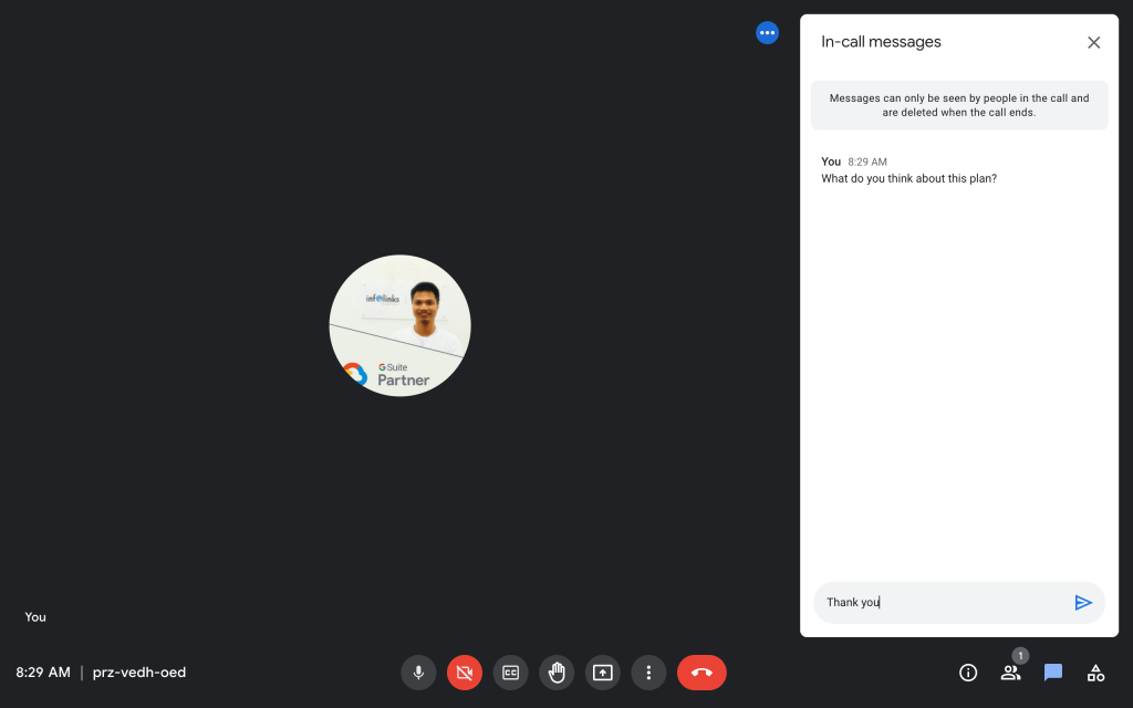 Google Workspace with Infolinks Cloud