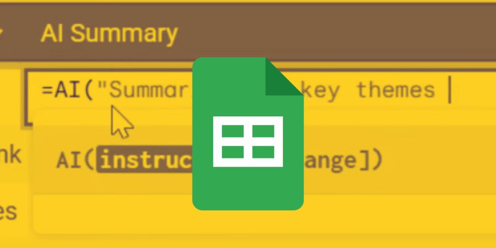 Hàm AI trong Google Sheets